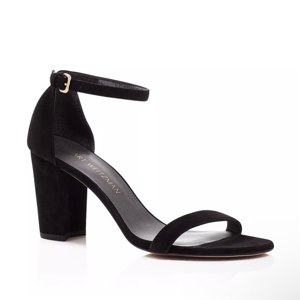 Stuart Weitzman Nearlynude Ankle Strap Sandals